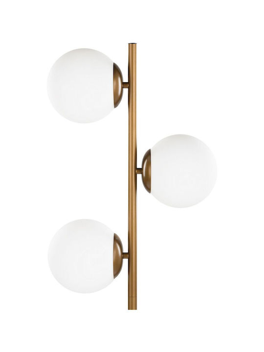 Beliani Floor Lamp H153xW16cm. Gold
