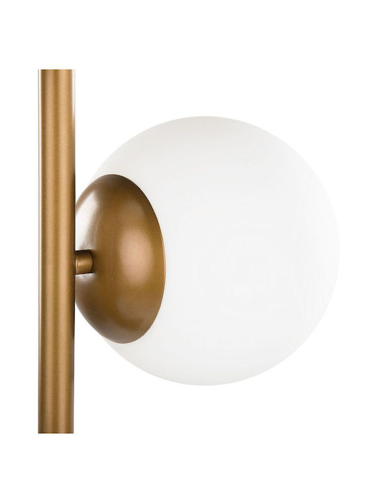 Beliani Floor Lamp H153xW16cm. Gold