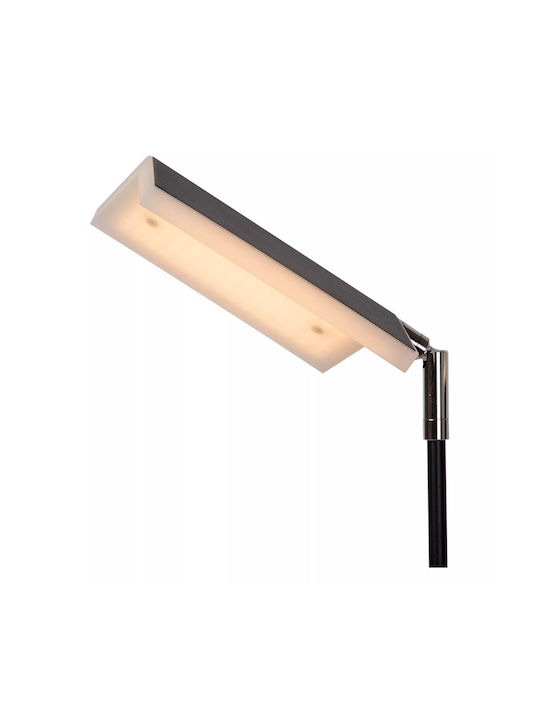 Lucide Lightning Aaron LED Floor Lamp H134xW20cm. with Warm White Light 1000lm Black