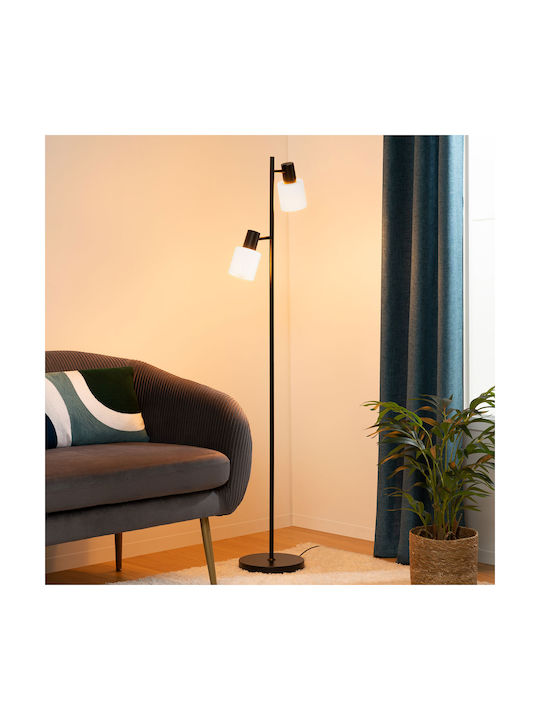 Atmosphera Floor Lamp H143xW28.5cm. Black