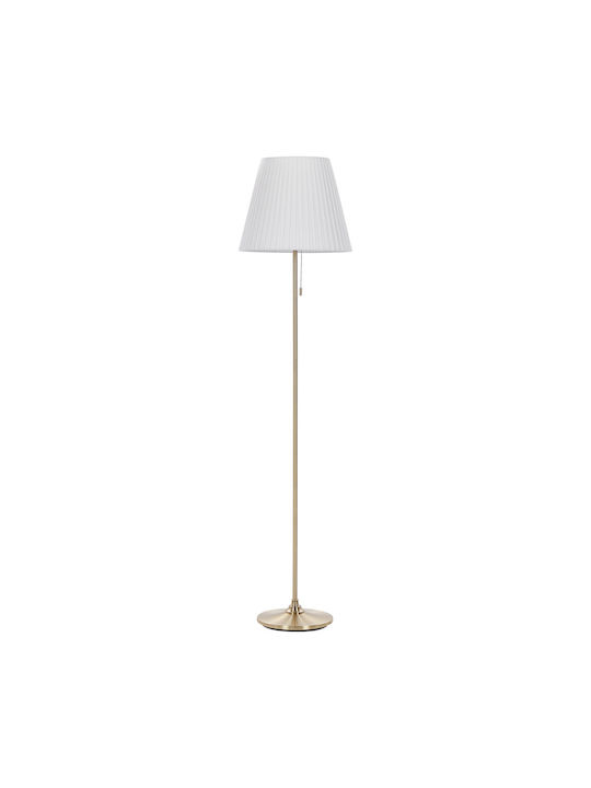 Beliani Floor Lamp White