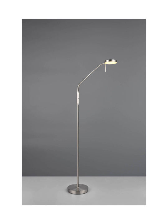 Trio Lighting Moreno LED Φωτιστικό Δαπέδου Υ160.5xΜ51εκ. με Ρυθμιζόμενο Λευκό Φως 300lm Ασημί