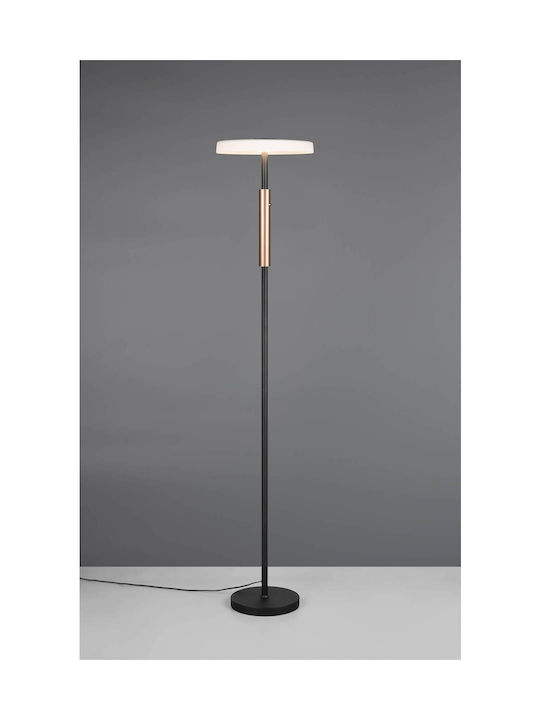 Trio Lighting Celeste LED Φωτιστικό Δαπέδου Υ160xΜ33εκ. με Θερμό Λευκό Φως 1750lm Καφέ