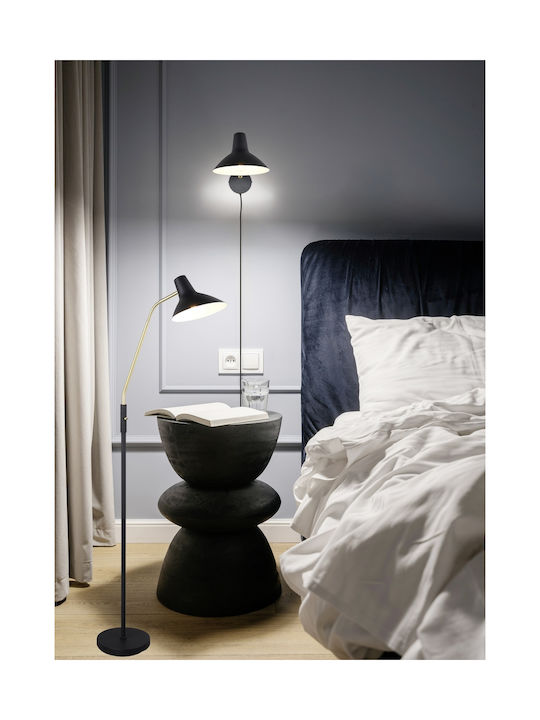 Trio Lighting Traveller Φωτιστικό Δαπέδου Υ145xΜ58.2εκ. με Ντουί για Λαμπτήρα E27 Μαύρο