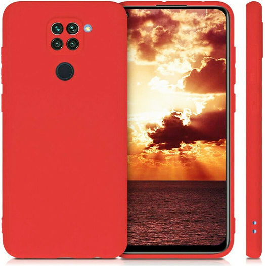 Back Cover Σιλικόνης / Πλαστικό 1.2mm Κόκκινο (Redmi Note 9)