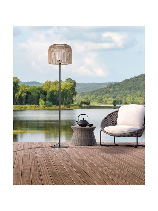 VK Lighting Floor Lamp Outdoor 20W IP44 for Socket E27 Gray