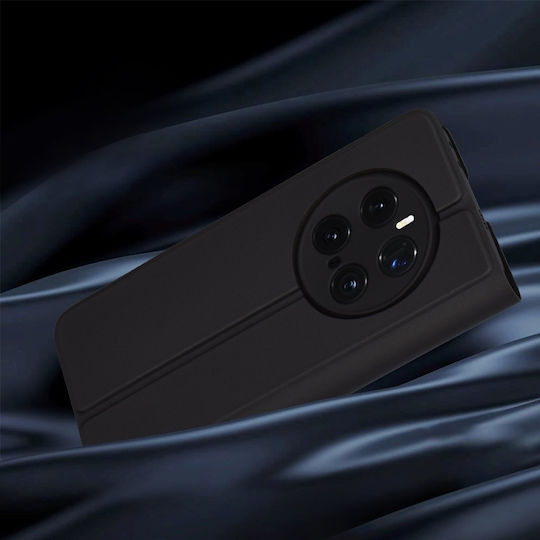 Techsuit Magskin Book Σιλικόνης / Δερματίνης Μαύρο (Honor Magic7 Pro - Techsuit)