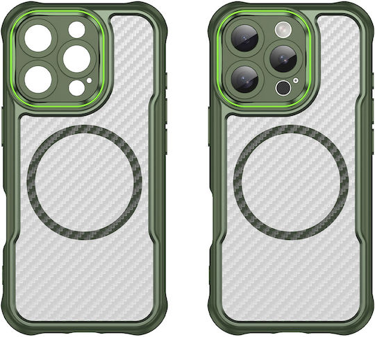 Hurtel Back Cover Silicone Green (iPhone 16 Pro Max)