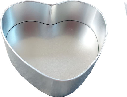 Χειροποίητο Μεταλλικό Alloyed Κουτί Καρδιά Καρδιές Αφιέρωση No7 Αγίου Βαλεντίνου 15x14x4.5cm