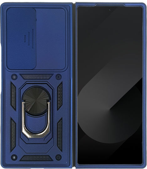 Ring Armor Campro Sonique Case Samsung Large Hole Galaxy Z Fold 6 Blue