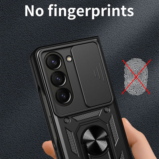 Ring Armor Campro Sonique Case Samsung Large Hole Galaxy Z Fold 6 Blue