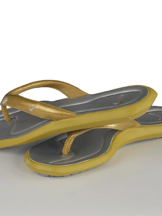 Nike Tiki Women's Flip Flops Gold 317978-701