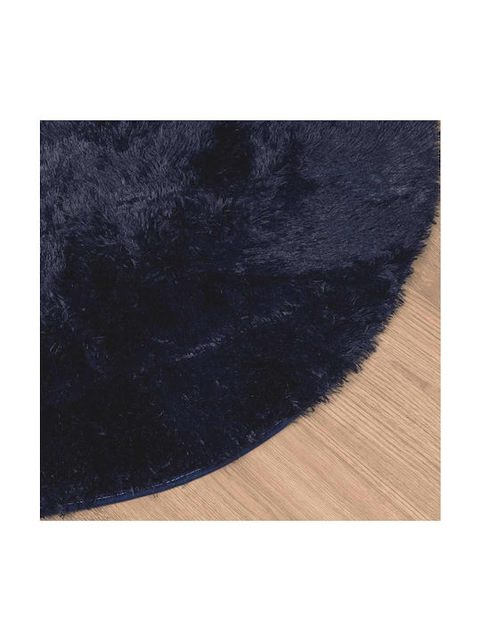 vidaXL Anti-slip Rug Rectangular Shaggy Blue