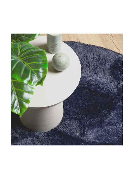 vidaXL Anti-slip Rug Rectangular Shaggy Blue