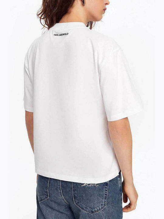 Karl Lagerfeld Karl Signature T-Shirt White A1W17013100