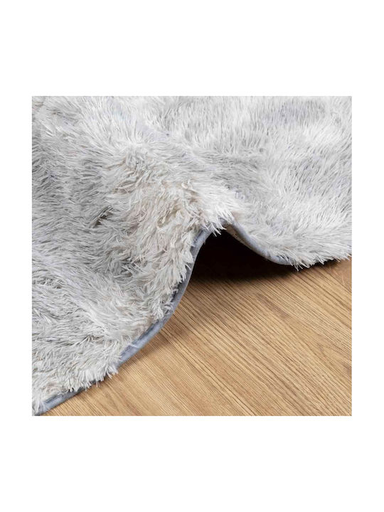 vidaXL Anti-slip Rug Rectangular Shaggy Light Grey - Grey