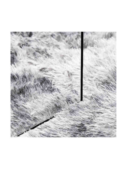 vidaXL Anti-slip Rug Rectangular Shaggy Light Grey - Grey