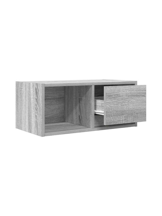Έπιπλο Τηλεόρασης Γκρι Μ60xΠ31xΥ25.5cm