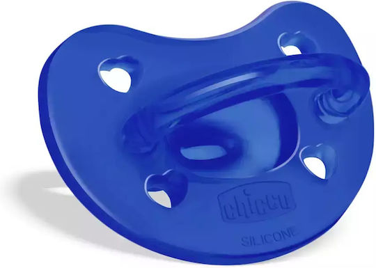 Chicco Soft Schnuller Silikon Blau für 6-16 Monate