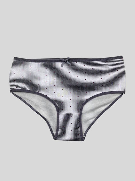 R1003 Βαμβακερά Γυναικεία Slip 3Pack Πολύχρωμο