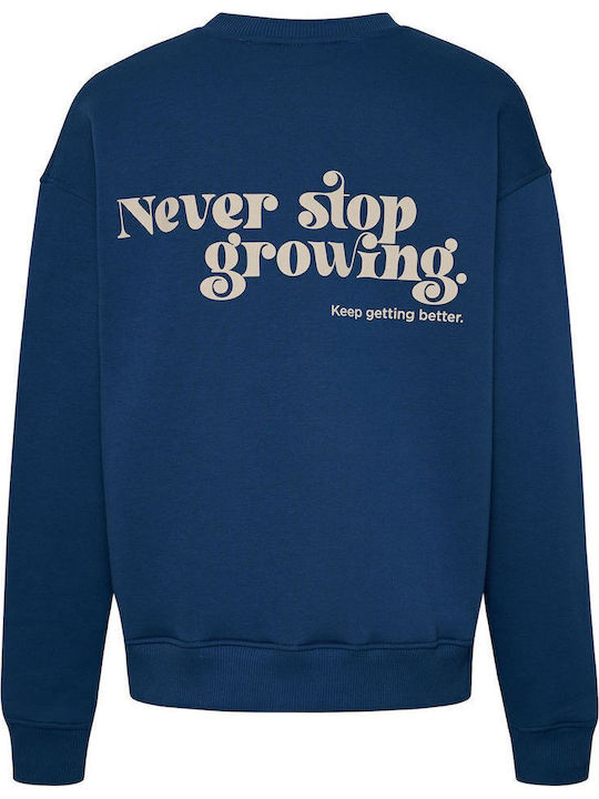Long Women's Sweatshirt Blue