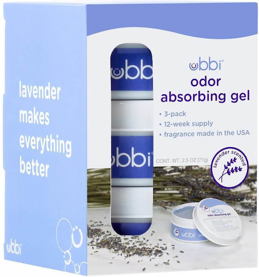 Ubbi Odor Absorbing Gel Αντισηπτικό Gel Χεριών 3τμχ