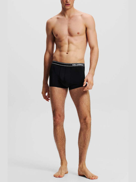 Men's Boxers Black with Patterns 3Pack