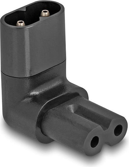 Delock Power Adapter IEC 60320 C8 to C7 Male Female