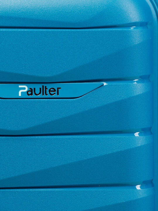 Paulter Large Hard Petrol Suitcase with 4 Wheels Height 76cm