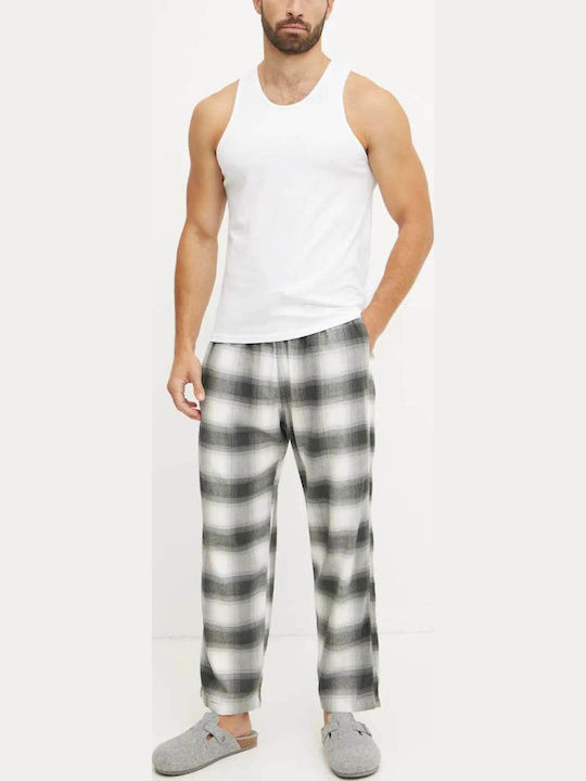 Karl Lagerfeld Men's Undershirts White, Black 2Pack