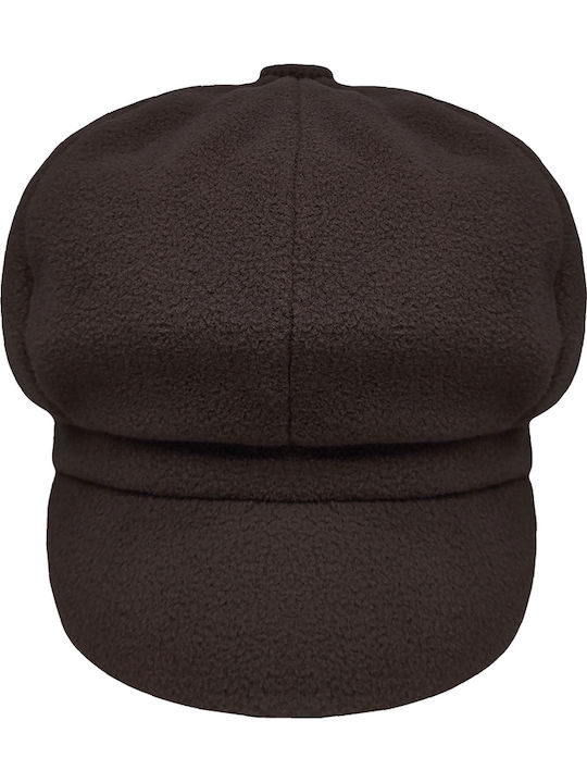 Brims and Trims Γυναικεία Τραγιάσκα με Fleece Καφέ