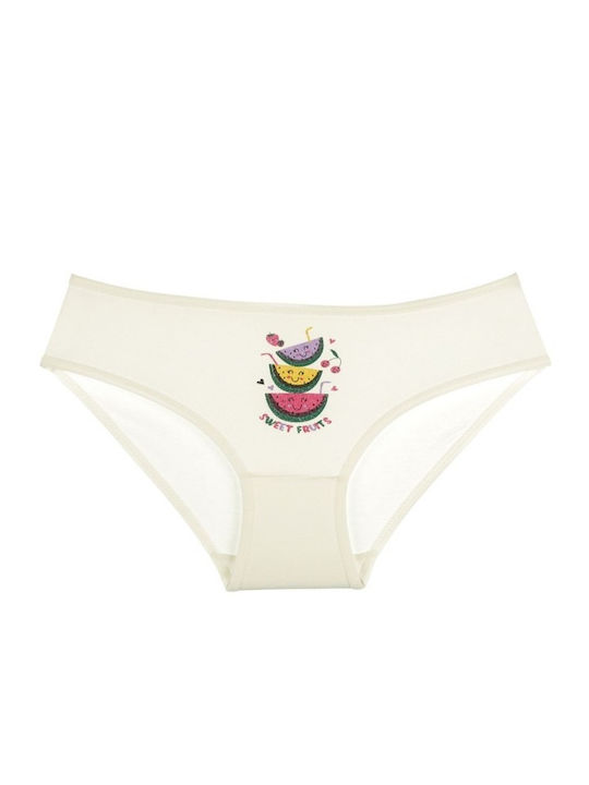 Donella Kids' Brief White