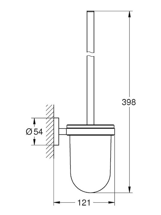 Grohe Ceramică Coș de gunoi pentru baie Negru