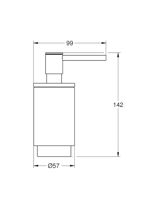 Grohe Selection Dispenser Γυάλινο Ροζ 130ml