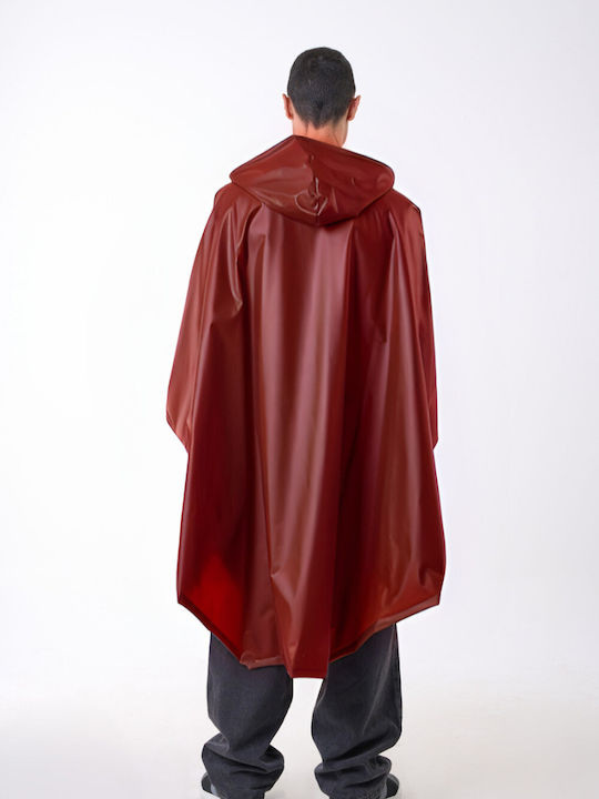 Αδιάβροχο Πόντσο Ανδρικό Anorak Jumper Κόκκινο