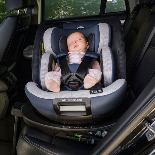 EverOne Καθισματάκι Αυτοκινήτου i-Size με Isofix Black 0-36 kg