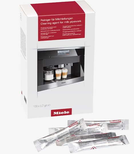 Milk Pipe Cleaner 100 Sachets for Miele Espresso Machines