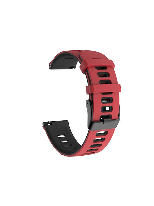 Λουράκι Κόκκινο (Galaxy Watch (46mm) / Gear S3Redmi Watch 5 Active / Watch 5 LiteGarmin Venu 4 45mmHuawei Watch GT/GT Pro 2/3/4/5 / Ultimate 46mmHonor GS ProAmazfit GTR 3 / GTR 3 ProRealme Watch S Pro)
