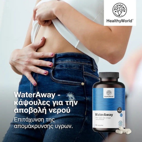 Healthy World WaterAway Alte Suplimente Alimentare 180 Capsule