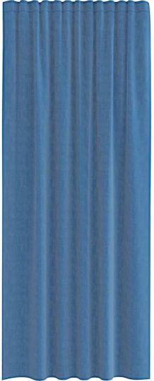 vidaXL Set Perdele Fereastră Cu Coafură Albastră 140x245cm