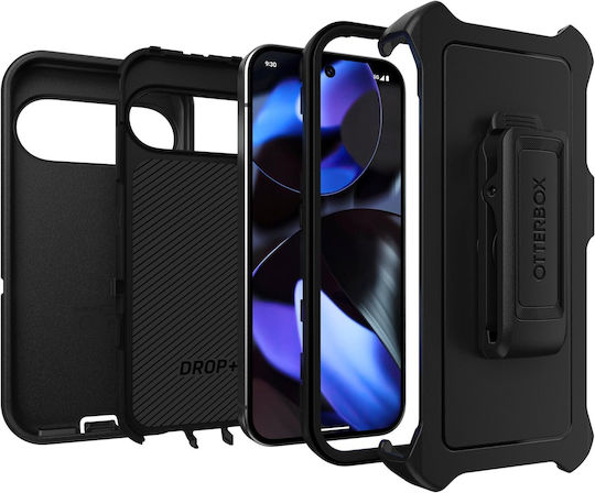 Otterbox 360 Full Cover Πλαστικό με Λουράκι Μαύρο (Google Pixel 9 / 9 Pro)