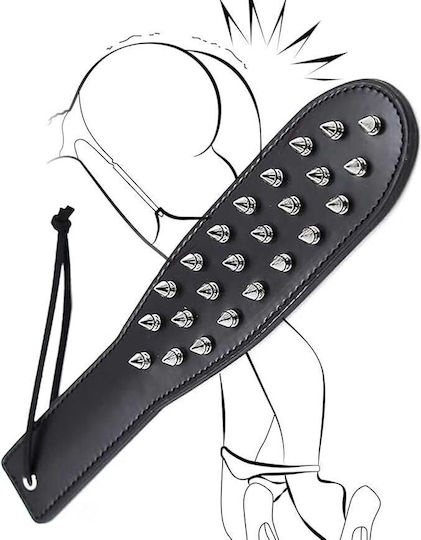 SMD Doit with Spikes 34cm from Vegan Leather Paddle in Black Color