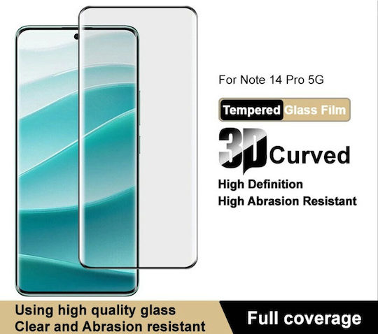 3D Full Face Tempered Glass (Redmi Note 14 Pro 5G / 14 Pro+ / Poco X7)