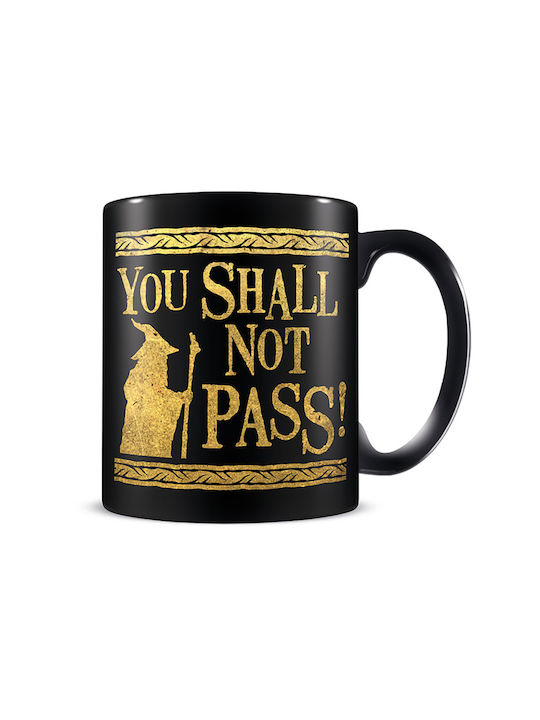 Pyramid International The Lord Of The Rings - You Shall Not Pass Ceramic Cup Black 320ml