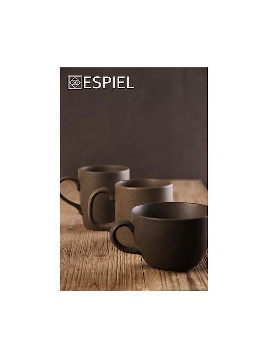 Espiel Morgan Чаша Керамично Сив 330мл