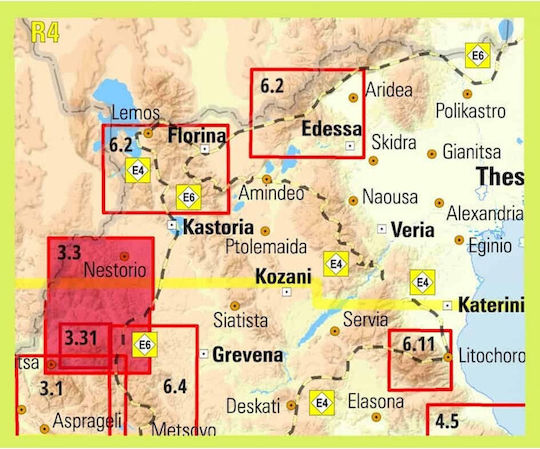 Γράμος, Σμόλικας, Βόιο, Βασιλίτσα, Tour and hiking map