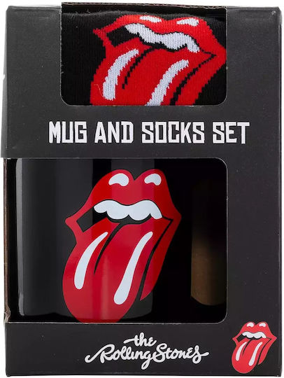 Pyramid International Gift Tin Rolling Stones Cană Ceramică Neagră 315ml