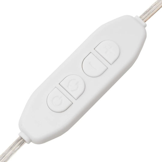 vidaXL Банско Огледало LED с Рафт & Шкаф 90x31.5см Кафяв