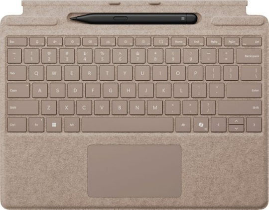 Microsoft Surface Pro με Slim Pen 2 Πληκτρολόγιο με Touchpad για Tablet Αγγλικό US Dune