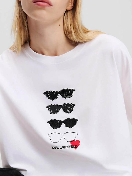 Karl Lagerfeld T-Shirt White A1W17121100